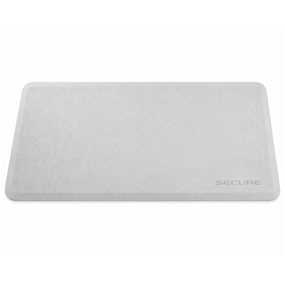 Secure FlatPad Fall Mat - Bedside Safety Protection Floor Pad, Anti Trip Beveled Edges, Elderly Seniors Disabled Fall Prevention Anti Fatigue, Waterproof Non Slip Cover (70" x 36" x 3/4")