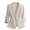 Beige, variant on Women 3/4 Sleeve Blazers Slim Solid Turndown Collar Button Lightweight Business Fashion Casual Suit Jacket with Pockets Beige S(S)
