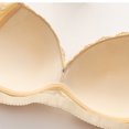 thumbnail image 6 of Zpanxa Underwire Bras for Women Lace Push-up Thin Cup Everyday Bra with Adjustable Straps Beige 42BC, 6 of 9