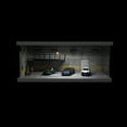 thumbnail image 5 of 1/64 Diorama Garage Model LED Lighting Repair Workshop Scene Model Display Case,Parking Lot Model for Diecast Car Model, With Acrylic Dust Door, 5 of 7