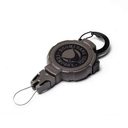 Boomerang Hunting XD Retractable Gear Tether, Carabiner, 36" Kevlar Cord, 14 oz. Retraction, Green Polycarbonate Case, Universal Attachment