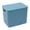 Blue-4, variant on geerera Thickened Plastic Folding Storage Box Large Quilt Toy Storage Box Removable Transparent Folding Dormitory Organizing Box Home Storage