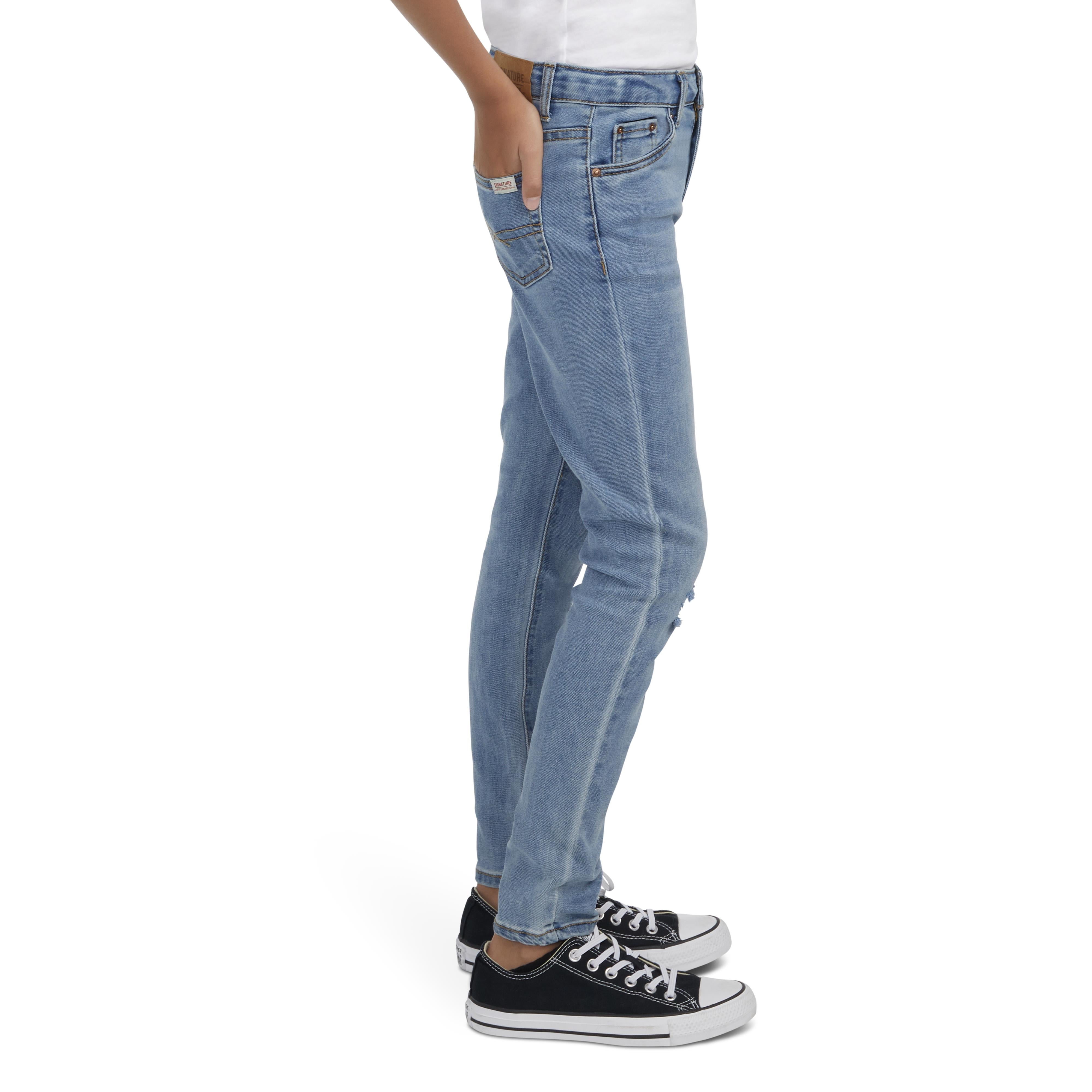 Levi Strauss Signature Girls High Rise Super Skinny Jeans, Sizes 5-18