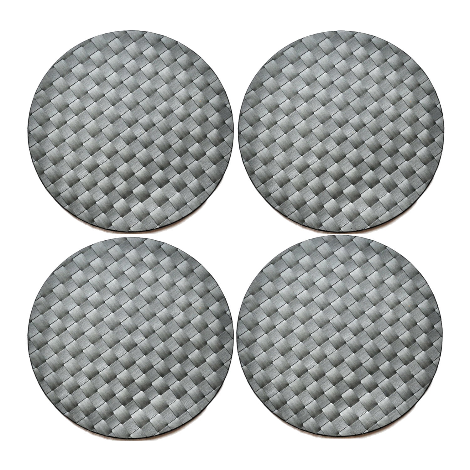 Saleen Round Placemat (Anthracite, Set of 4)