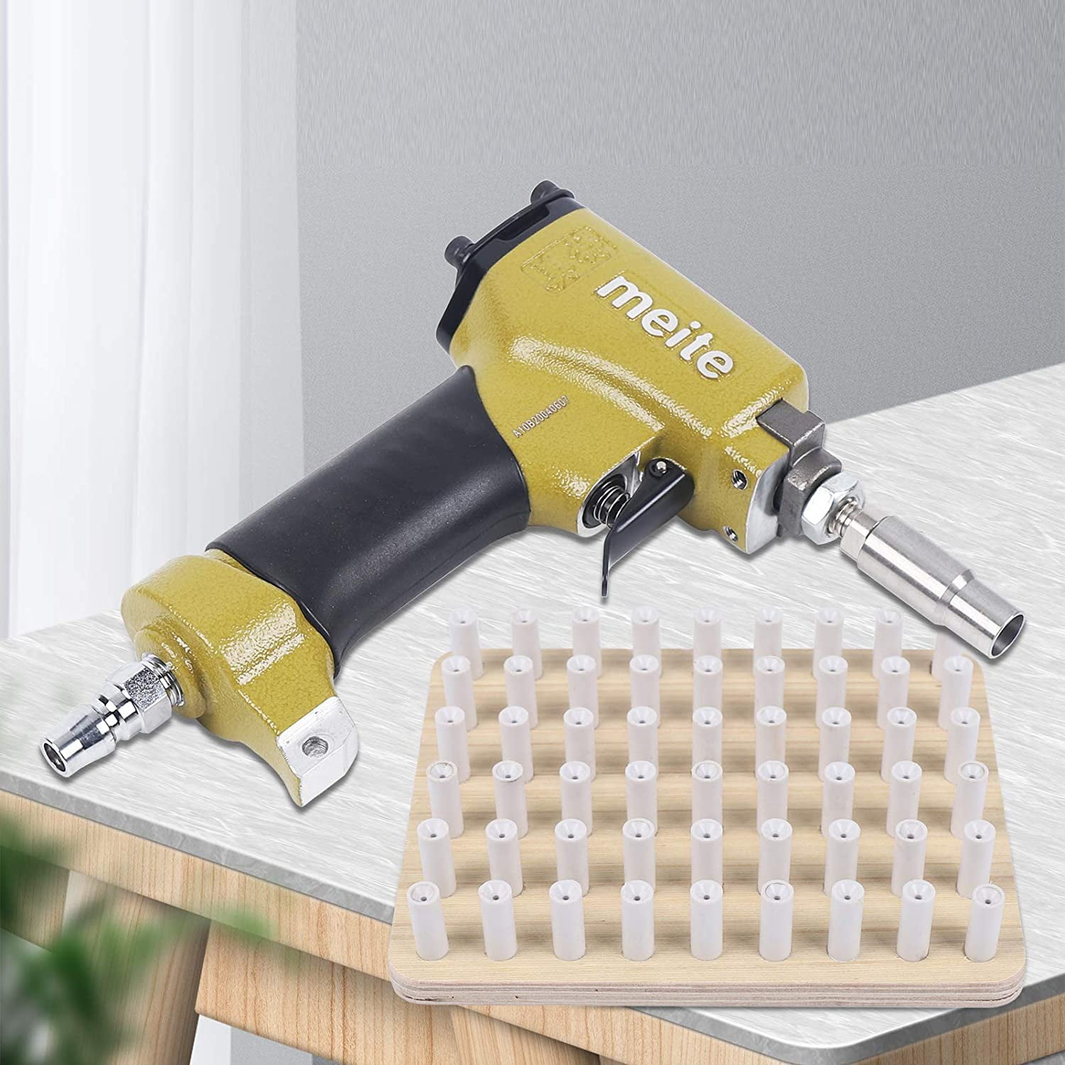 FETCOI 1170 Pneumatic Decorative Nailer Drawing Pin Gun Tools for Make