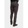 Victorious Men's Basic Casual Slim Fit Stretch Chino Pants DL1250 Charcoal 34/32