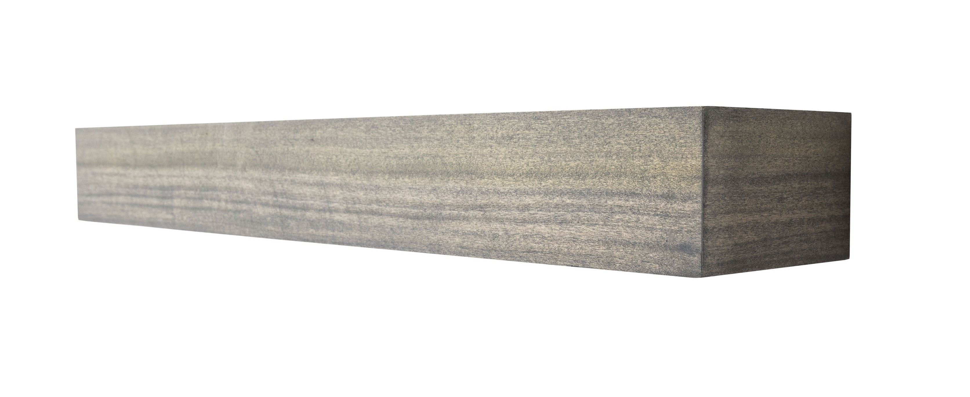 Rayne Poplar Floating Shelf 59x7x6in Carbon Grey