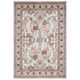 thumbnail image 2 of SAFAVIEH Bayside Randall Oriental Polyester Machine Washable Area Rug, Beige/Blue, 5'3" x 7'6", 2 of 13