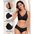 thumbnail image 2 of Cassie Liz Deep V Bras for Women No Underwire Jelly Wireless Push Up Bra Comfortable Bralette Seamless T-Shirt Bras, 2 of 6