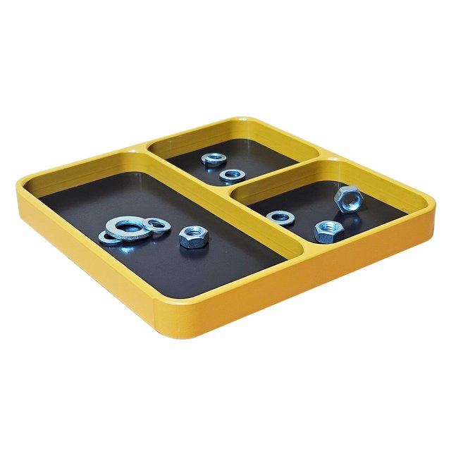 Bandeja de tornillos magnéticos para coches teledirigidos, herramientas, piezas, organizador de Metal con