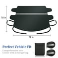 thumbnail image 2 of COSYUMI Cubierta de Parabrisas para Hielo y Nieve, Cubierta de Nieve para Parabrisas de Auto con Cubierta de Espejo Retrovisor de Dos Lados, Resistente Al Agua 600D, Cubierta de Auto para Accesorios de Invierno para Auto, SUV, Camión, 78x50 Pulgadas, 2 of 11
