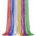 thumbnail image 1 of Joygala 24 cuentas de desfile a granel  coloridos collares de cuentas de Mardi Gras para niños y adultos  decoraciones de fiesta y accesorios de desfile de festivales de 33 pulgadas, cuentas a grane, 1 of 5