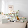 thumbnail image 6 of Catabedysis Watercolor Camping 7 Pieces Full Size Bedding Sets,Jungle Bear Owl Full Size Bed in a Bag For Boys,Multicolor,Light Gray Reversible, 6 of 7