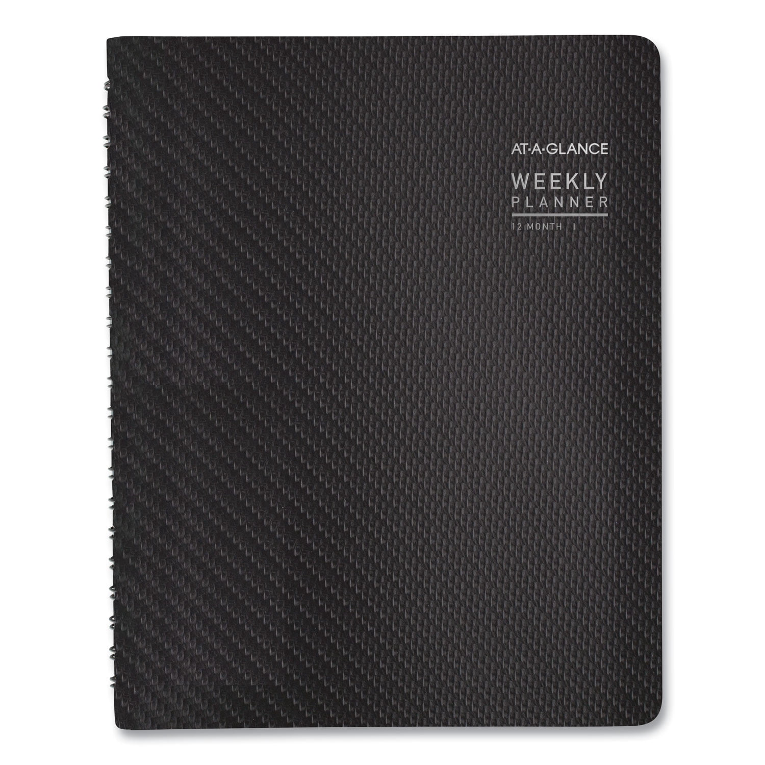 AT-A-GLANCE 2021 Weekly/Monthly Planner - Large 8.25"x11" Graphite Edition, Ink-Resistant Paper, 12-Month Organizer