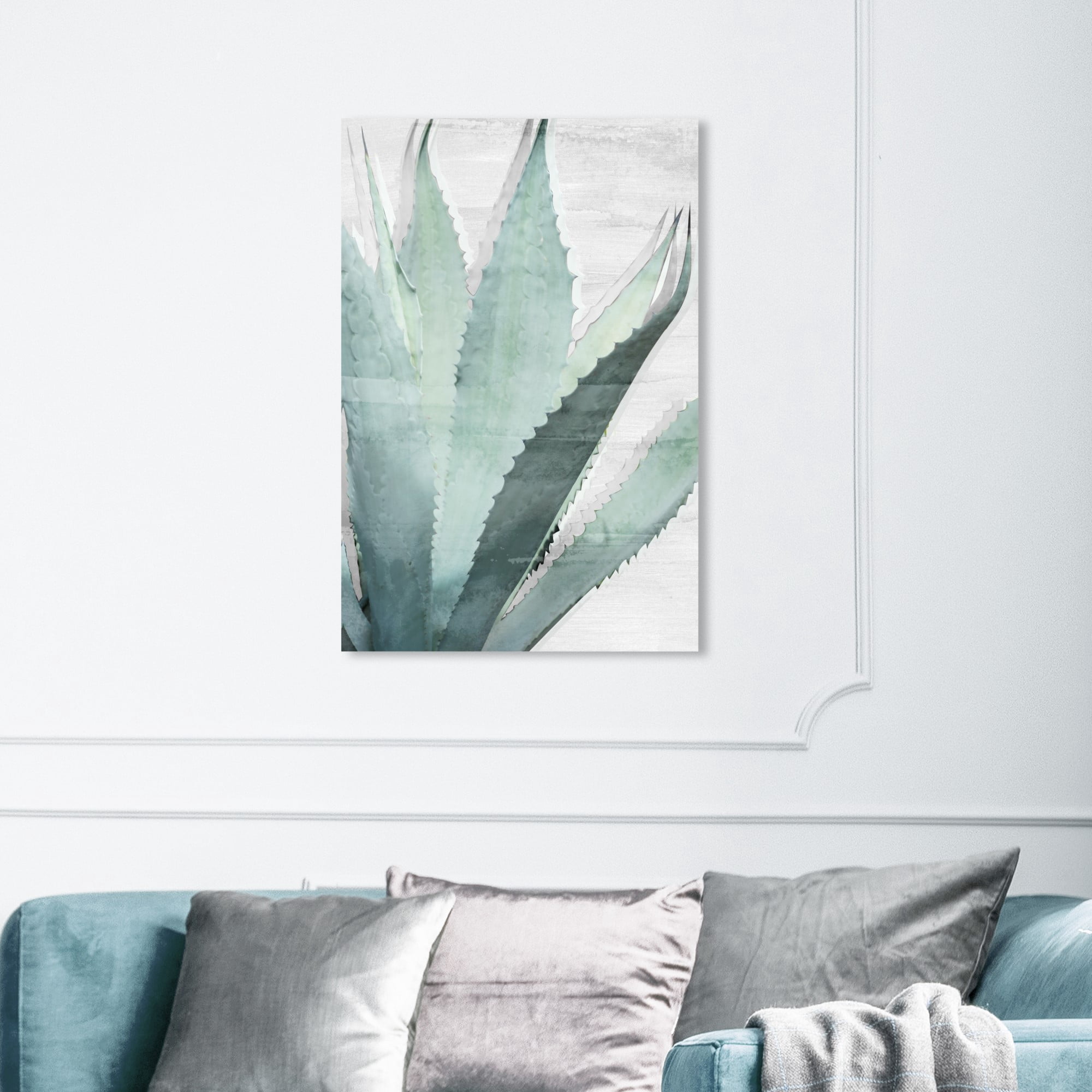 Wynwood Studio 'Nature Neutral' Floral and Botanical Wall Art Canvas Print - Green, White, 24" x 36"