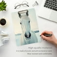thumbnail image 5 of ALAZA Plastic Clipboard A4 Letter Size Decorative Clipboards for Students Women Men 9" x 12.5" Horse Winter, 5 of 6