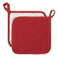 thumbnail image 4 of 4Pcs Cotton Potholders Kitchen Everyday Basic Terry Pot Holder Heat Resistant Large Coaster Hot Pads Kit Trivets Set for Cooking and Baking Set, 4 of 19