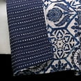 thumbnail image 3 of Lush Decor Marvel Suzani Cotton Reversible Quilt, King, Navy, 3-Pc Set, 3 of 3