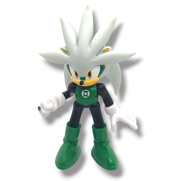 Sonic The Hedgehog Mystery Heroes Series 2 Silver as Green Lantern Minifigure