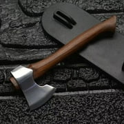 Small Axe Portable Outdoor Camping Hand Axe, High-Strength Forged Steel Heat-Treated For Durability, Lightweight Ergonomic Design For Camping Hiking And Wood Splitting
