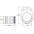 thumbnail image 2 of Doorknob Buffers - Set Of 6 Transparent Double Door Stoppers Handle - Door Handle Buffer -, 2 of 4