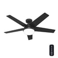 thumbnail image 1 of Ventilador de Techo Hunter con Luz LED Apto para Interior y Exterior color negro mate, 1 of 11