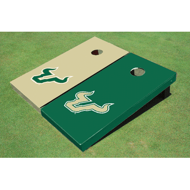University Of South Florida Alternating Solid Cornhole Boards