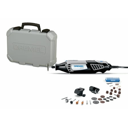 Dremel 4000-2/30 1.6 Amp Corded Variable Speed Rotary Tool Kit with 32 Accessories and Carrying Case