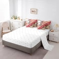 thumbnail image 4 of Erosebridal Football Bedding Sets Twin Size,Ball Game Comforter Sets with Sheets,Sport Decor (San Frangcisco),Reversible,Breathable,7-Piece, 4 of 5