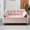 Pink, variant on 3 in 1 Sleeper Sofa Couch Bed,Velvet Convertible Futon Sofa Bed with Pull Out Bed and Adjustable Backrest,Lounge Chaise Armchair Sofa for Living Room Bedroom Apartment,Gray