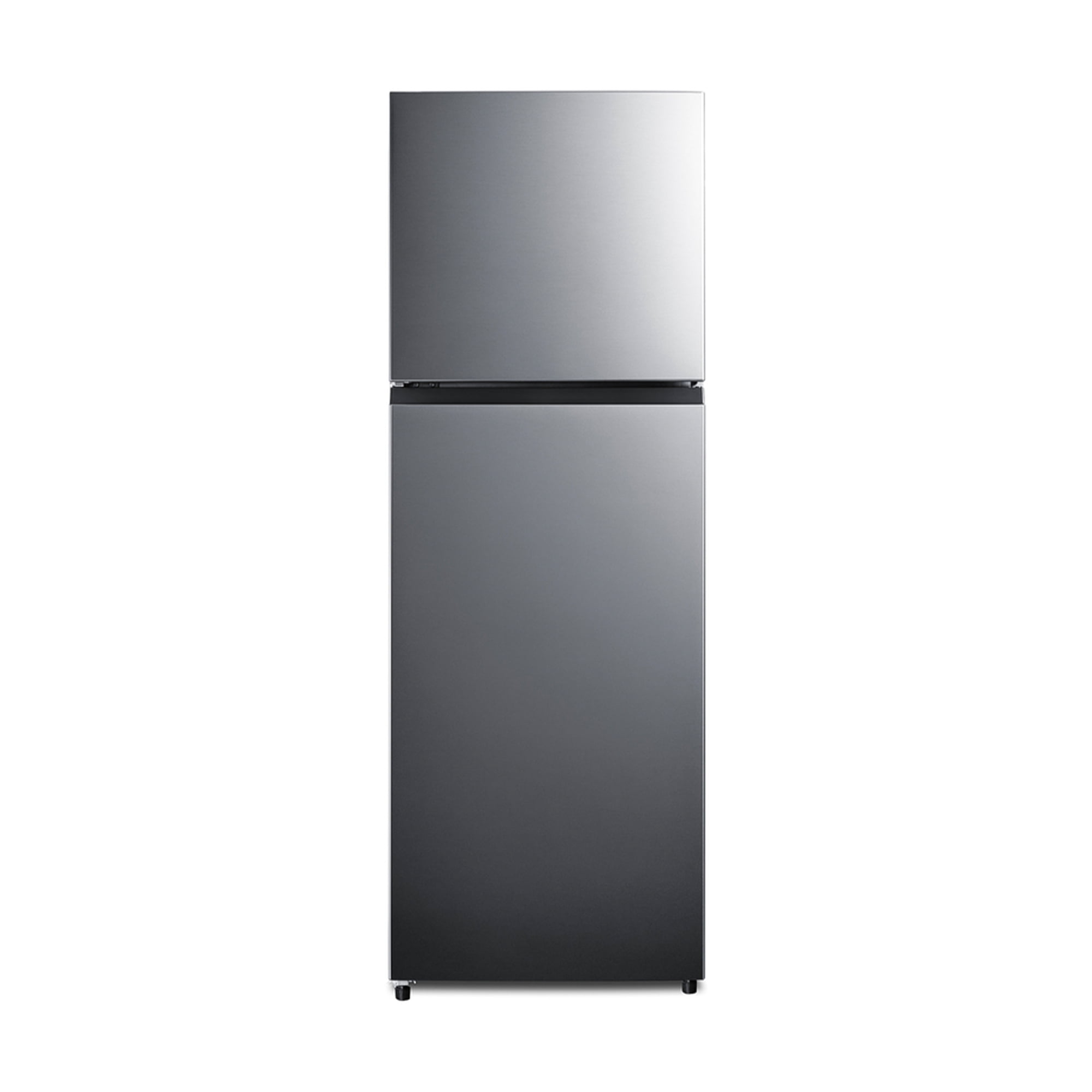 Summit 24" Refrigerator, 11.6 cu.ft Capacity Refrigerator-Freezer, With Ice Maker, Stainless Steel Look - FF1142PLIMLHD (Left Handed Door Swing)