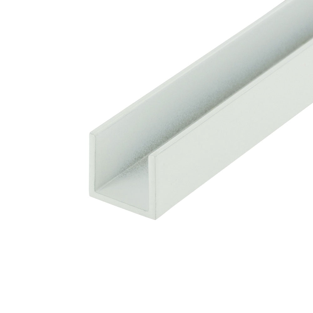 Outwater Alu847Wh White Finish 1/2" Inside Dimension Aluminum U