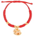 thumbnail image 1 of Lucky 2026 Horse Year Red String Bracelet - Adjustable Braided Rope Charm Hand Bangle for Men, Women, Teenagers, Good Fortune Gift, 1 of 8