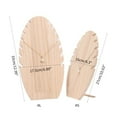thumbnail image 2 of Wood Pendant Necklace Display Stand Holder Jewelry Display Shopwindow Organizers, 2 of 12