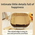 thumbnail image 4 of Doublures en Papier pour Friteuse à Air Chaud Jetables, Anti-Huile, Imperméables, Papier de Cuisson Rond, Carré et Rectangle, Parchemin, Fournitures de Cuisine pour Fêtes, 200 Pcs Rectangle, 4 of 11
