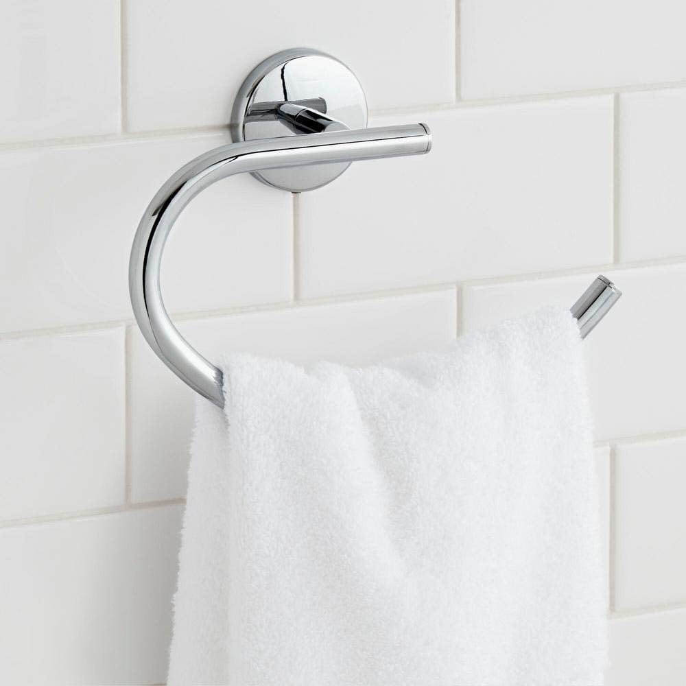 Glacier Bay Dorset Chrome Towel Ring 474 918