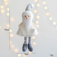 thumbnail image 3 of 1pc White Plush Doll Angel Girl Elk Snowman Pendant Christmas Tree Hanging Ornament Navidad New Year Gifts Home Room Decoration, 3 of 5