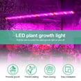 thumbnail image 4 of US Plug Linkable Full-Spectrum LED Grow Light, 50cm 2-Row Hanging Plant Light with 5000K Daylight, 620nm Red & 465nm Blue Light, IP20 Waterproof, Adjustable Height, Aluminum Heat-Dissipation Shell, 4 of 6