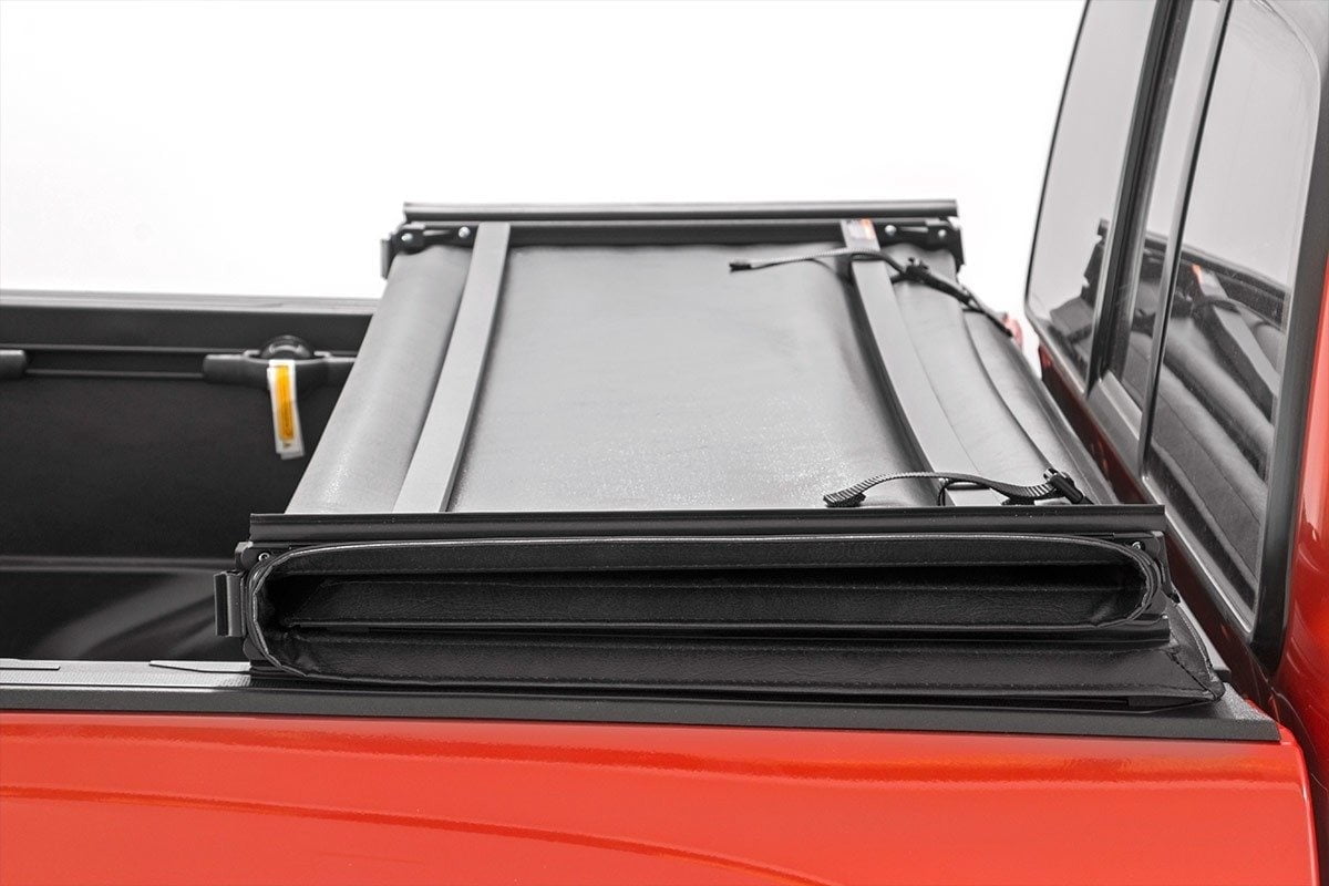 Rough Country Soft Tri-Fold for 2007-2021 Toyota Tundra | 5'7" Bed - 41714551A