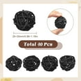thumbnail image 2 of 40Pcs Rattan Ball Ornaments Wicker Balls Bulk 3mm Black Small Round Decorative Table Centerpiece Bowls Twig Orbs Vase Filler for Christmas Wedding Table Party Ornament DIY Crafts for diy, 2 of 9