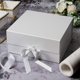 thumbnail image 3 of 2 cajas de regalo verdes con cinta de satén, caja de regalo plegable de 8 x 8 x 4 pulgadas con cierre magnético para fiestas, bodas, papel de regalo, propuesta de dama de honor, almacenamiento, 3 of 4