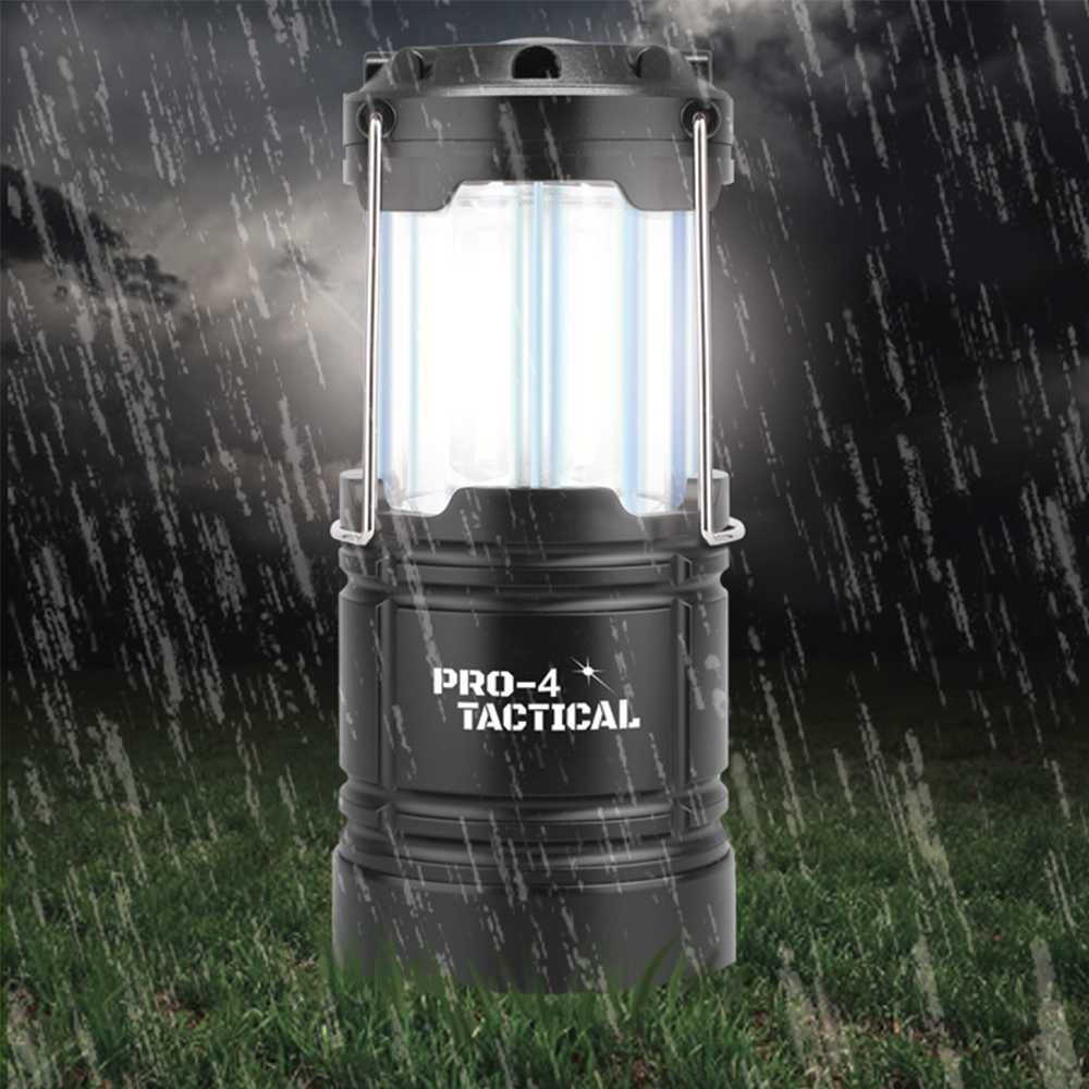 Pro-4 Tactical Portable Lantern with Built-In Compass