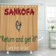 thumbnail image 1 of ABPHQTO 2Tone Sankofa Tone Round Akan TWI american Blackhistory Cortina de Ducha 160x180 cm, 1 of 1