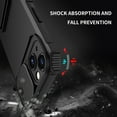 thumbnail image 3 of Dteck Slide Lens Protector Cover Case for iPhone 14, Slim Fit Thin Polycarbonate Protective Shockproof Rugged Military Grade Protective Kickstand Cover, Black, 3 of 9