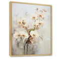 thumbnail image 2 of Designart "Blooming Beige And Gold Orchids I" Orchids Floater Framed Wall Art Prints, 2 of 5