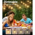 thumbnail image 2 of 120FT Outdoor String Lights, Ultra Long Waterproof 30+2 Edison Shatterproof Bulbs Led Outside Patio Lights for Porch Deck Garden Backyard Balcony Wedding Party Decor, 2 of 7