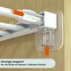 thumbnail image 3 of 25 uds., clavijas adhesivas de soporte para estante, soporte para estante, clavijas adhesivas, Clips de soporte para estante de armario, perchas de pared, soportes fuertes, 3 of 5