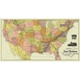 thumbnail image 3 of Matthews 24x15 Black Modern Framed Museum Art Print Titled - Great Kennesaw Railroad Route - Matthews 1890, 3 of 5