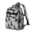 thumbnail image 2 of Labrador Retriever and Dog Paw Print Backpack for School, Cute School Bag with Adjustable Shoulder Straps and Padded Back, 15.25"x11.5"x5.25", 2 of 5