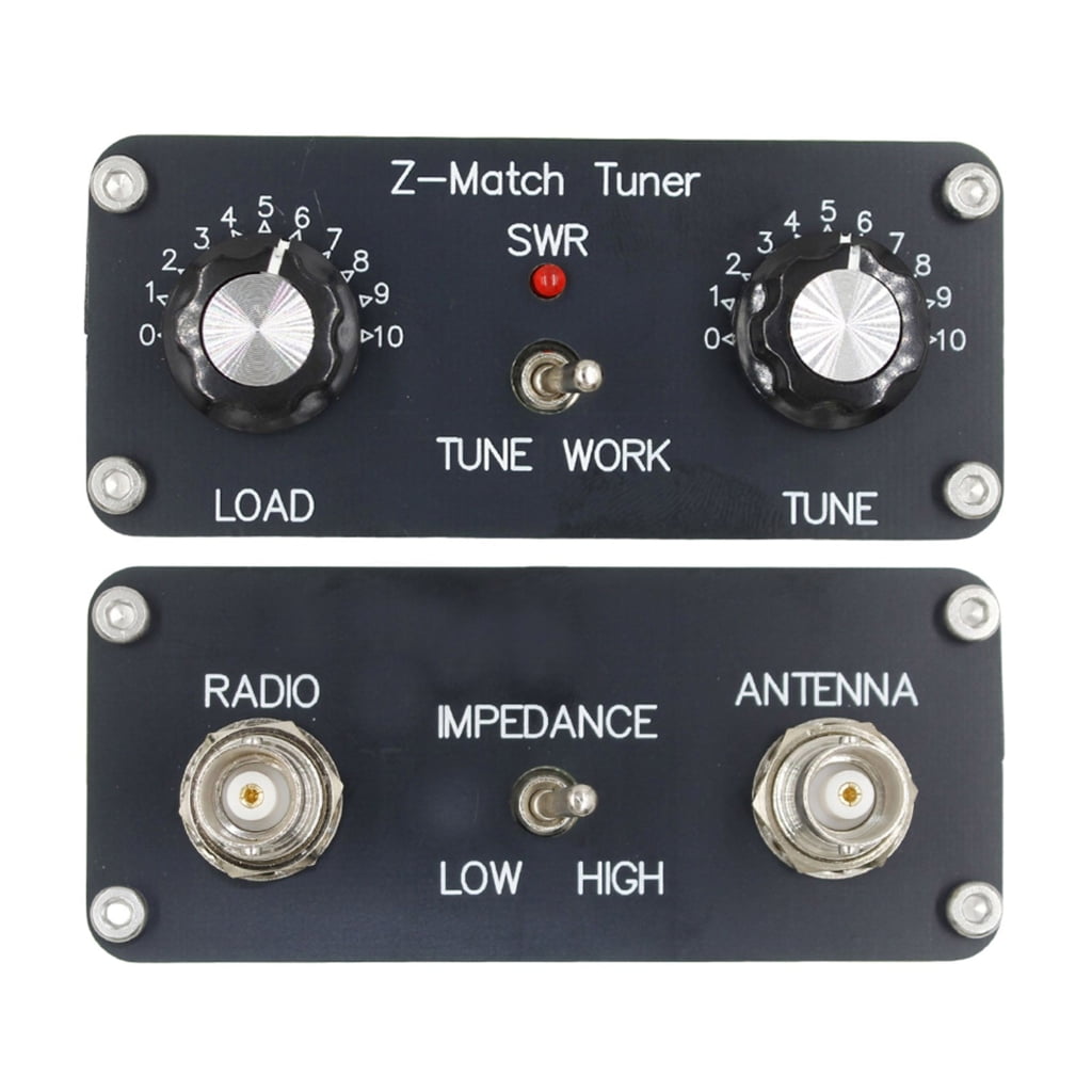 T-HOTLYST Portable Manual Antennas Tuner Suitable for Long Line And Coaxial Antennas QRP with High Efficiency and Low Loss Design